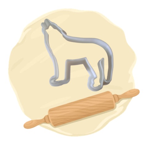 Keksausstecher "Wolf"