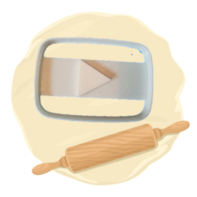 Keksausstecher Motiv "YouTube"