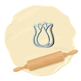 Keksausstecher "Tulpe"