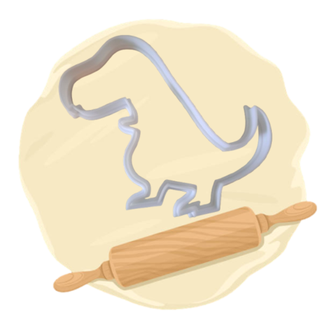 Keksausstecher "T-Rex"