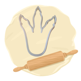 Keksausstecher "Kralle"