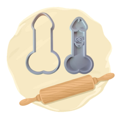 Keksausstecher Motiv "Penis"