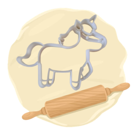 Keksausstecher "Einhorn"