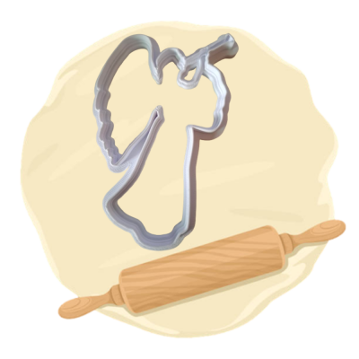 Keksausstecher Motiv "Engel"