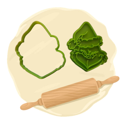 Keksausstecher Motiv "Grinch"