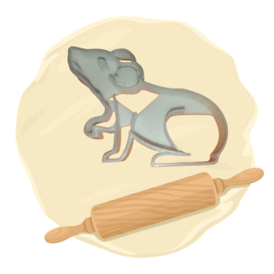 Keksausstecher Motiv "Ratte"