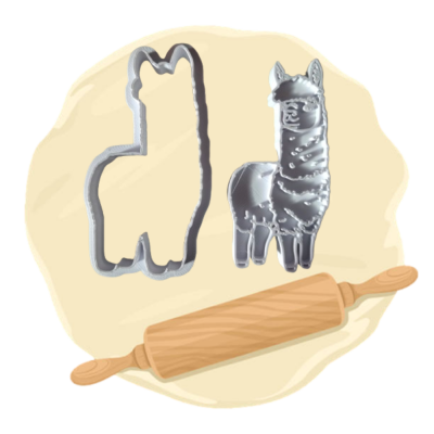 Keksausstecher Motiv "Alpaka"