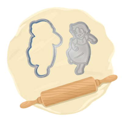 Keksausstecher Motiv "Heidi"