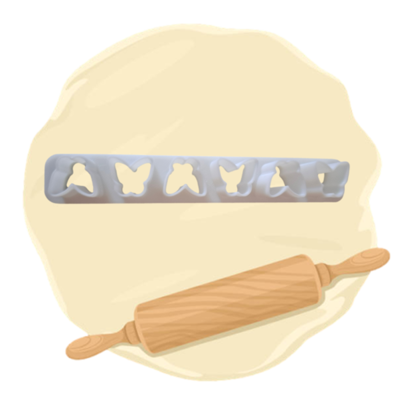 Keksausstecher "Schmetterlinge Minis"