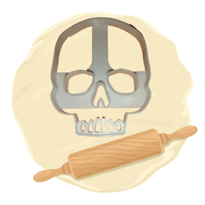 Keksausstecher Motiv "Skelett"