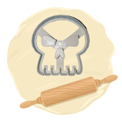 Keksausstecher Motiv "Skelett"