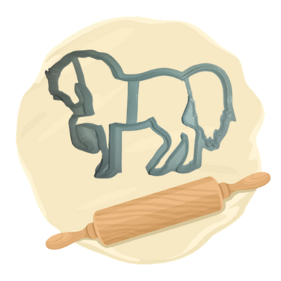 Keksausstecher Motiv "Pferd"
