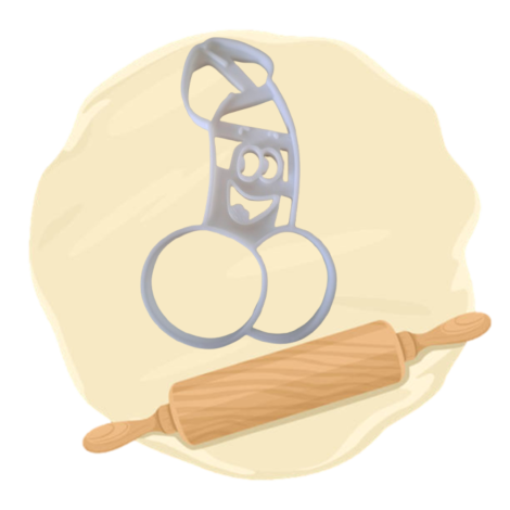 Keksausstecher "Penis"