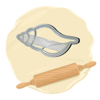 Keksausstecher Motiv "Muschel"