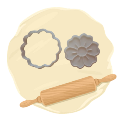 Keksausstecher Motiv "Blume"