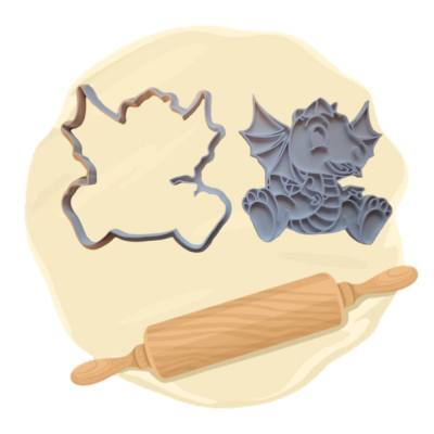 Keksausstecher Motiv "Drache"