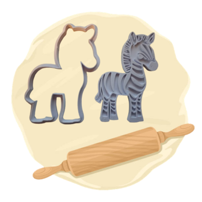 Keksausstecher Motiv "Zebra"
