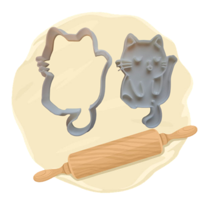 Keksausstecher Motiv "Katze...