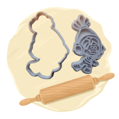 Keksausstecher Motiv "Troll"