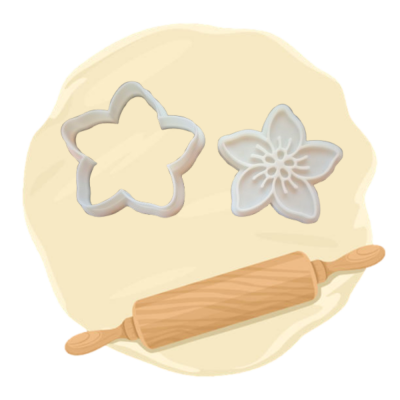 Keksausstecher Motiv "Blume"