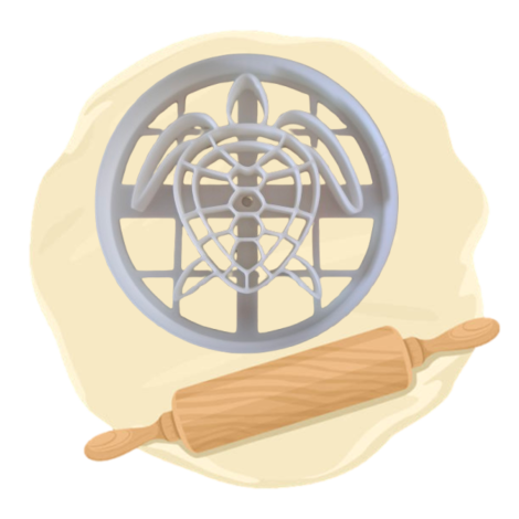 Keksausstecher "Schildkröte"