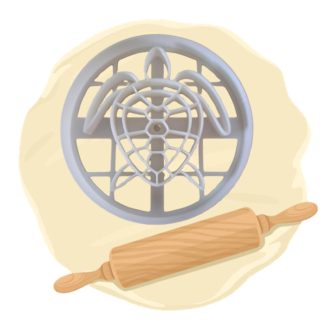 Keksausstecher "Schildkröte"