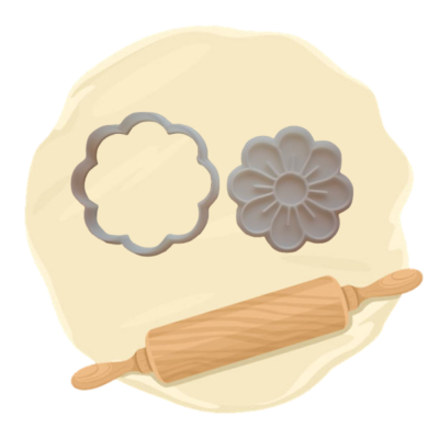 Keksausstecher Motiv "Blume"