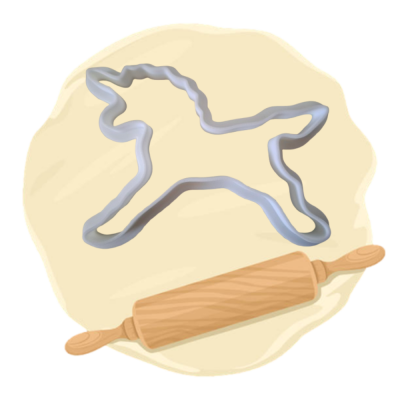 Keksausstecher Motiv "Einhorn"