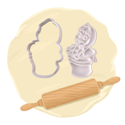 Keksausstecher Motiv "Masha"