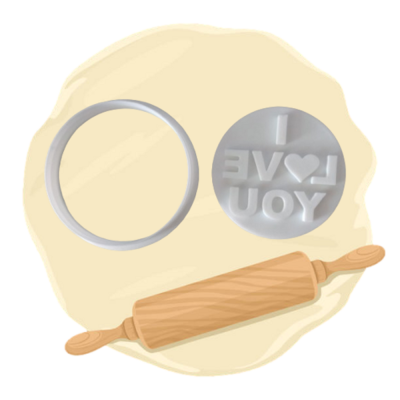 Keksausstecher Motiv "I...