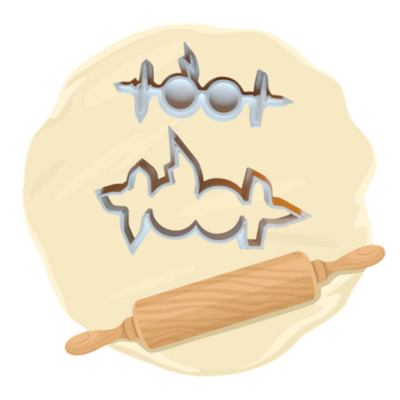 Keksausstecher Motiv "Brille"