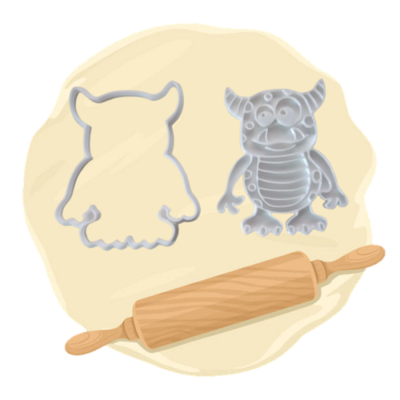 Keksausstecher Motiv "Monster"