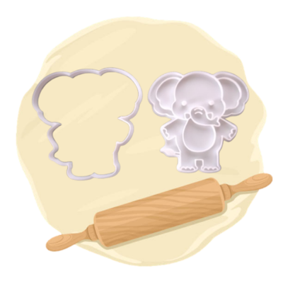 Keksausstecher Motiv "Elefant"