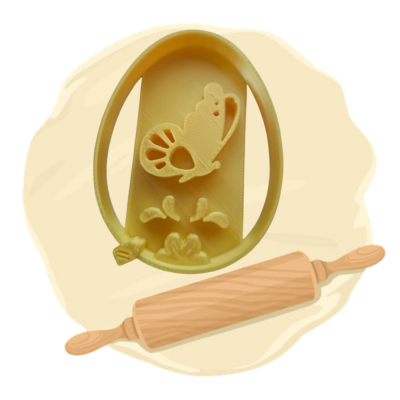 Keksausstecher Motiv "Osterei"