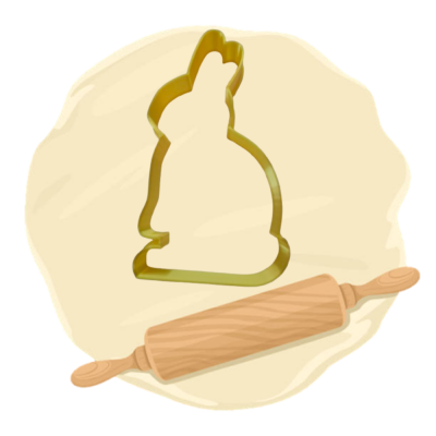 Keksausstecher Motiv "Hase"