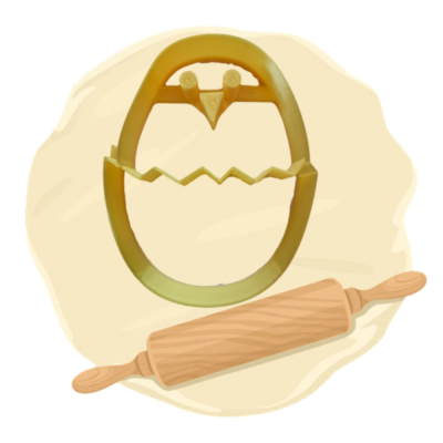 Keksausstecher Motiv "Küken...