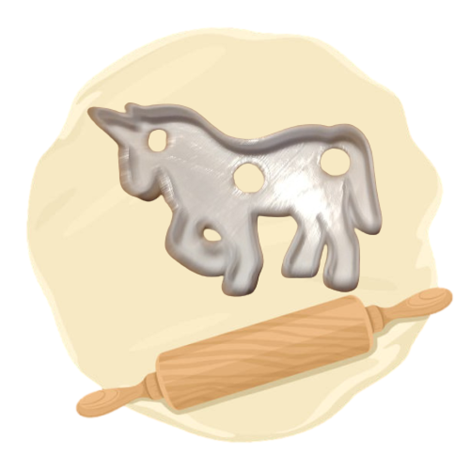 Keksausstecher "Einhorn"