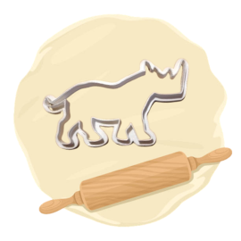 Keksausstecher "Nashorn"