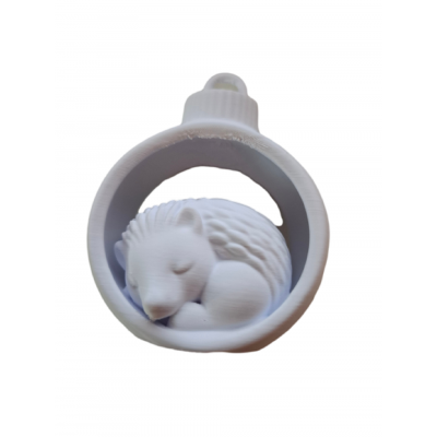 Weihnachtskugel Motiv "Igel"