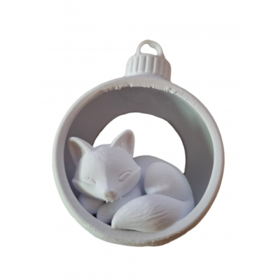 Weihnachtskugel Motiv "Fuchs"