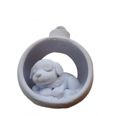 Weihnachtskugel Motiv "Hund...