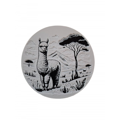 Untersetzer Motiv "Alpaka"