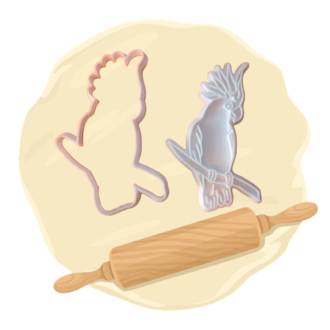 Keksausstecher "Papagei"