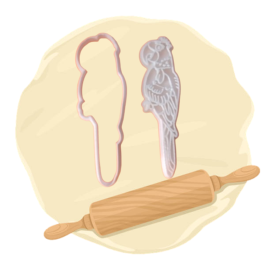 Keksausstecher "Papagei"