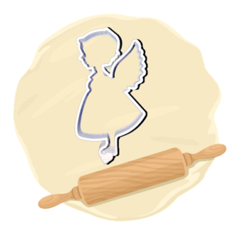 Keksausstecher "Engel"