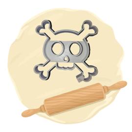 Keksausstecher "Totenkopf"