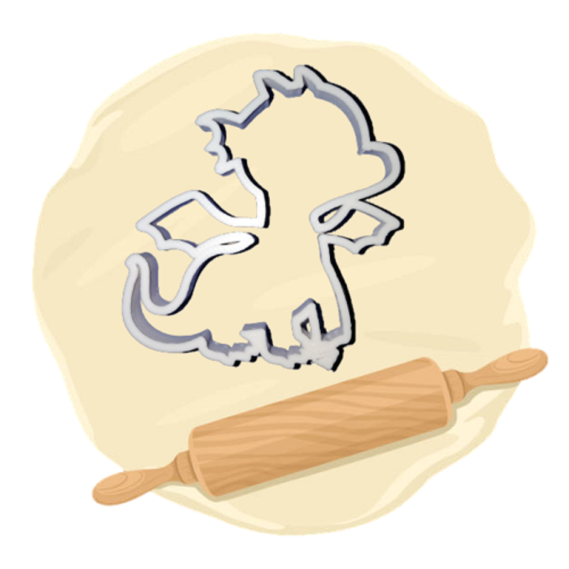 Keksausstecher "Drache"