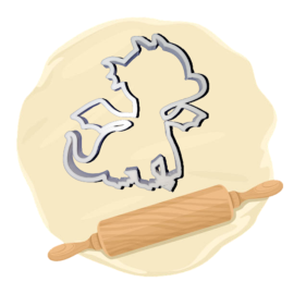 Keksausstecher "Drache"