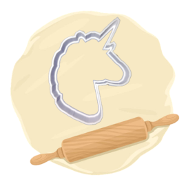 Keksausstecher "Einhornkopf"