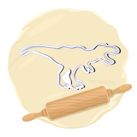 Keksausstecher "T-Rex"